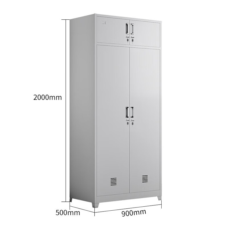 格具(GEJU) 钢制营具内务柜铁皮更衣柜班排柜加厚双人款高清大图
