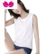 七斓白色夏季吊带背心女内搭新款运动坎肩纯色无袖t恤打底衫上衣