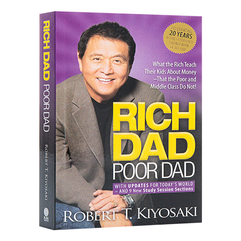 巴菲特学 [正版]富爸爸穷爸爸 英文原版 Rich Dad Poor Dad 富人教了他们的孩子哪些是穷人和中层教不了的高清大图
