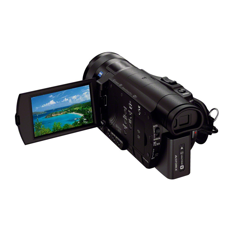 索尼(SONY)FDR-AX100E 4K高清数码摄像机 1英寸CMOS 头 支持WIFI/NFC传输