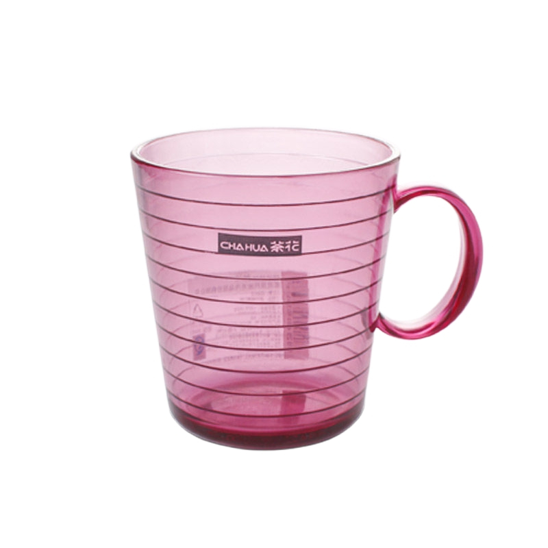 茶花 透明圈圈口杯 260ml /个
