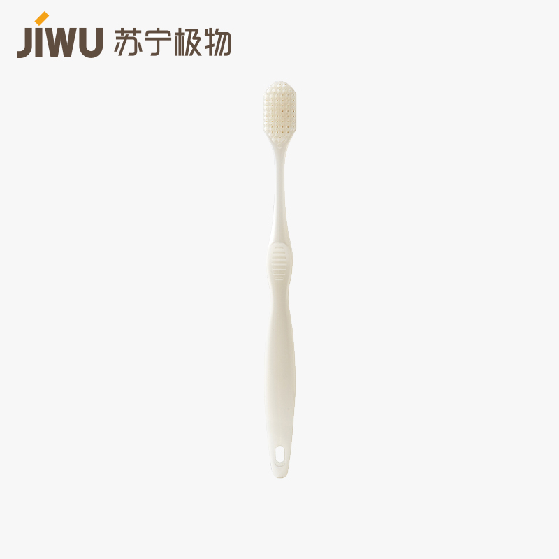 苏宁极物 日本制造 57束软毛宽幅牙刷手工牙刷护龈软毛牙刷成人牙刷