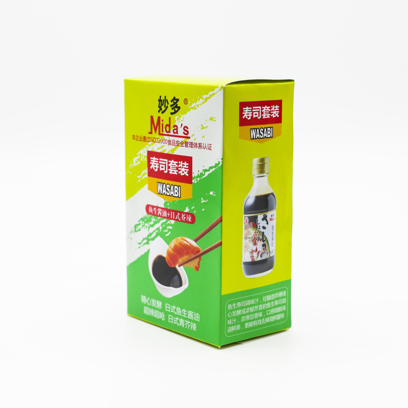妙多寿司套装 寿司酱油200ml+青芥辣43g