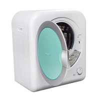 松下(Panasonic)NH-2010TU 2公斤干衣机恒温烘干迷你家用恒温60度滚筒烘干机 兰灰色