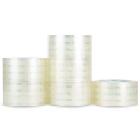 得力(deli) 30289封箱胶带 55mm*80m*50um 打包胶带 (6卷/筒) 10筒