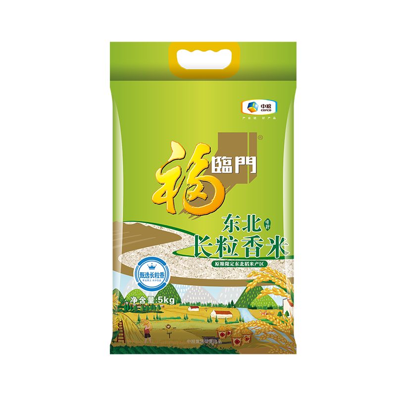 福临门唯粹东北长粒香米5kg/袋高清大图
