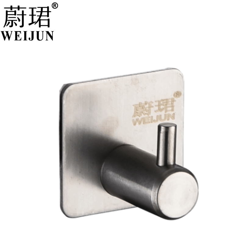 蔚珺304不锈钢拉丝衣帽钩粘钩通用型个图片