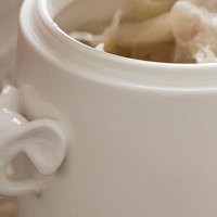 GD155冠庭小号双耳炖盅1人食（360ml）带盖陶瓷炖盅隔水炖燕窝小号蒸蛋碗双盖家用汤盅内胆炖罐1人-2人