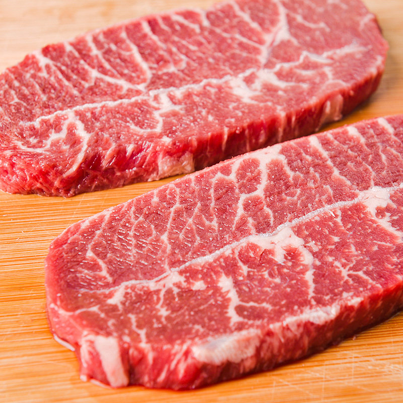 恋尚牛 澳洲谷饲M3 板腱牛排 200g 澳洲进口 谷饲原切 生鲜牛排