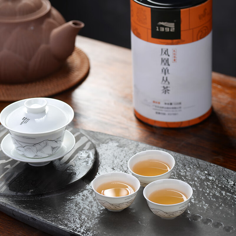 天池 茗茶 传承系列凤凰单丛茶黄枝香-秦125g*2罐礼盒
