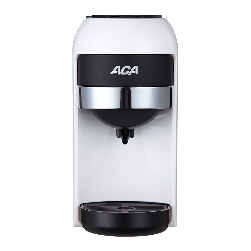 ACA/北美电器 胶囊咖啡机办公家用全自动意式胶囊咖啡机 白色
