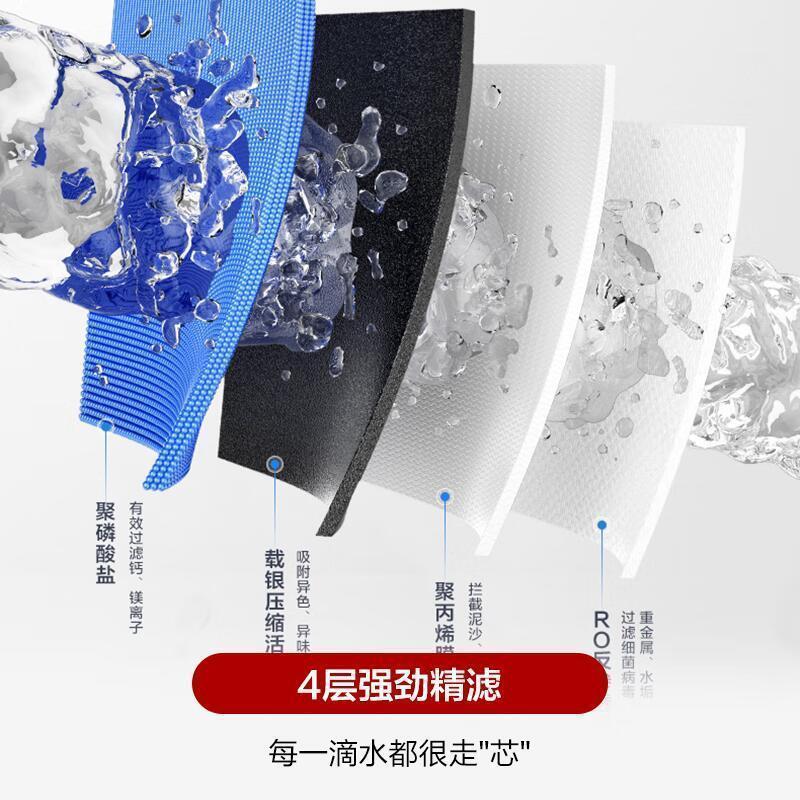 3M净水器家用直饮RO反渗透厨下700G大通量1.84L/min家用纯水机HFRO-S725高清大图