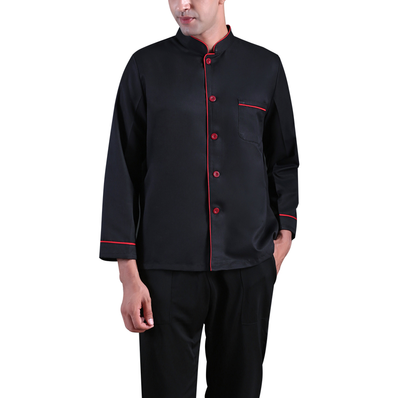 御林铁卫 长袖厨师服 YL-6094 件高清大图