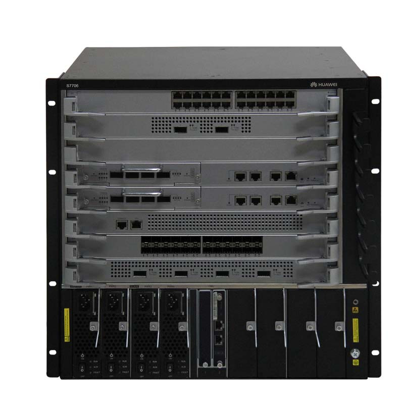 华为huaweis7706一体化机箱含双主控双电源交换机参数