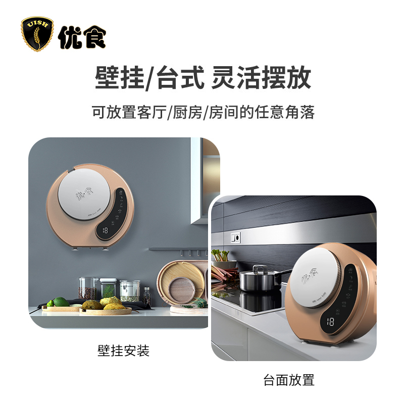 优食US-I02-A食材净化机果蔬水果清洗机 消毒净化器 家用全自动洗菜机