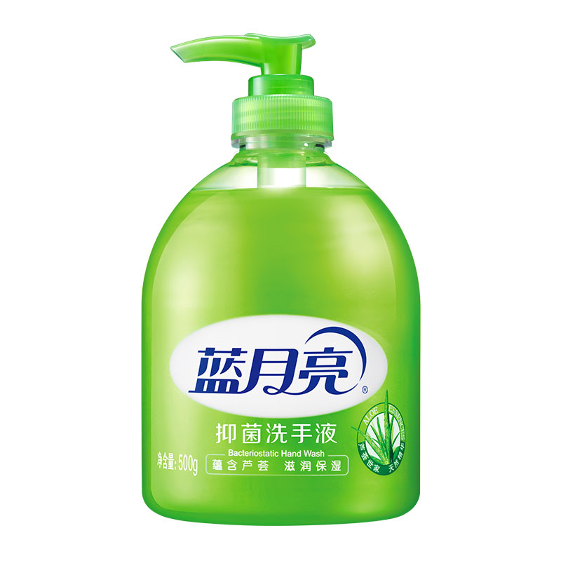 蓝月亮 500g抑菌洗手液瓶+天然迷迭香免洗抑菌洗手液50g 81000517