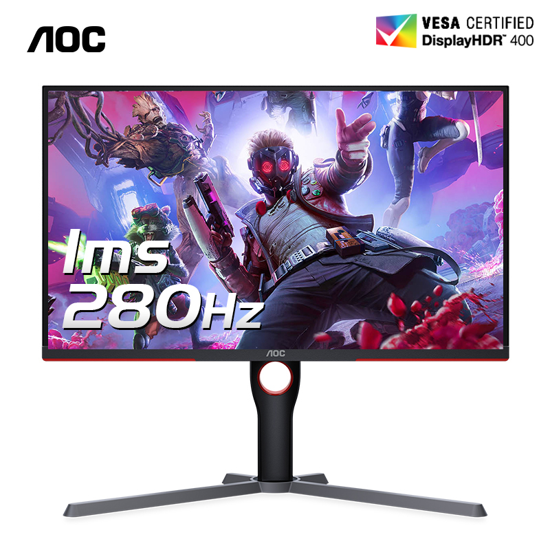 AOC25英寸280HZ电竞显示器IPS台式电脑显示屏25G3Z