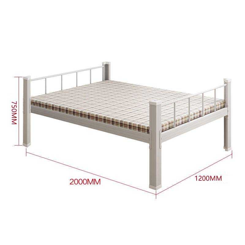 卉茵 钢制单人床 2000*1200*750mm 张高清大图