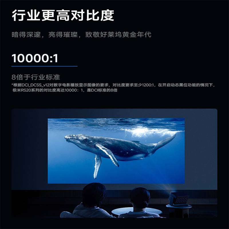 极米RS20Plus三色激光 家用投影仪 4K超清 国家补贴20%《解限机》联名限定独特设计 限量发售高清大图