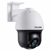 TP-LINK TL-IPC633P-D4 防尘防水300万高清PoE星光室外球机支架一体夜视摄像头机【官方标配】