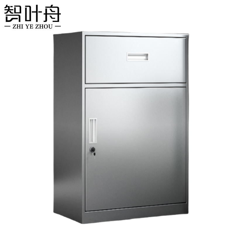 智叶舟不锈钢矮柜一门一斗44*39*65cm台高清大图