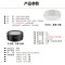 雷士照明(NVC)led筒灯客厅过道灯 天花板装饰灯铝材 8W 4000K 04明装无频闪黑色
