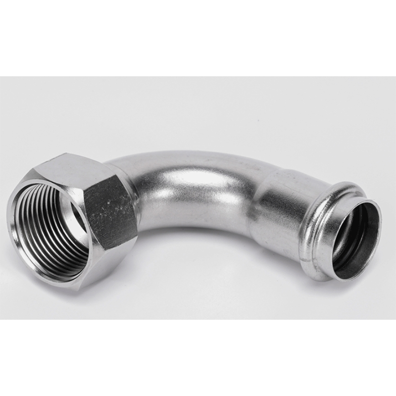 兴酉 卡压式内丝弯头 DN15 个高清大图