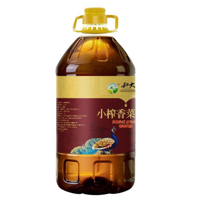 新大羌 小榨香菜籽油 5L高清大图