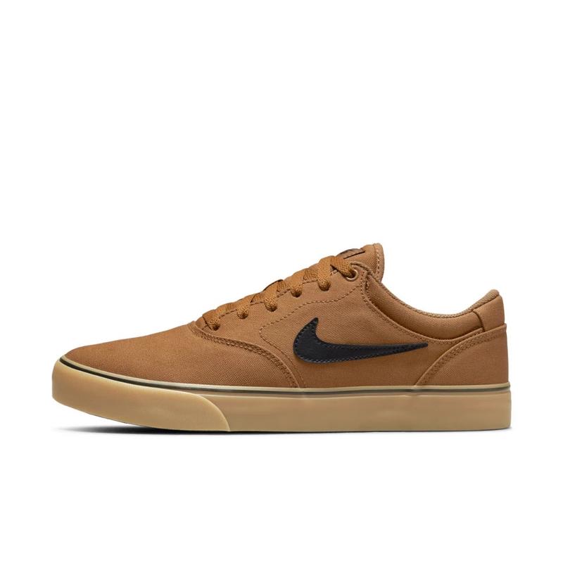 耐克(NIKE)NikeSB潮流板鞋男春夏季新款休闲鞋骆驼色拼接低帮帆布