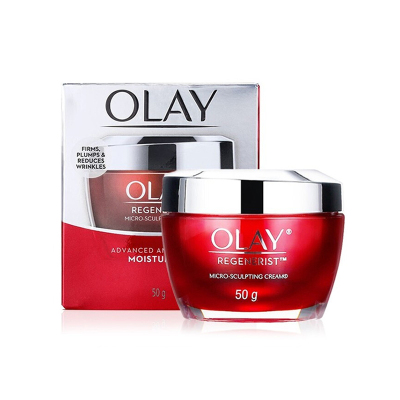 OLAY玉兰油大红瓶面霜 【不同版本随机】补水保湿弹润肌肤淡化细纹滋润营养紧致肌肤抗初老 50g