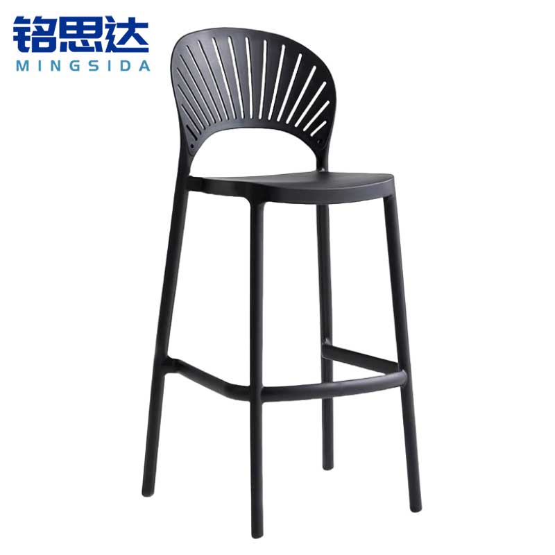 铭思达吧台凳塑料把高清大图