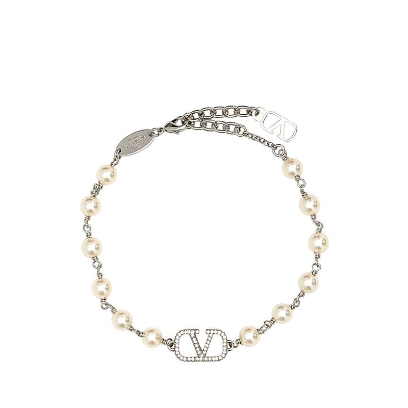 女士 brass 材质珍珠手链百搭饰品时尚优雅配饰高清大图