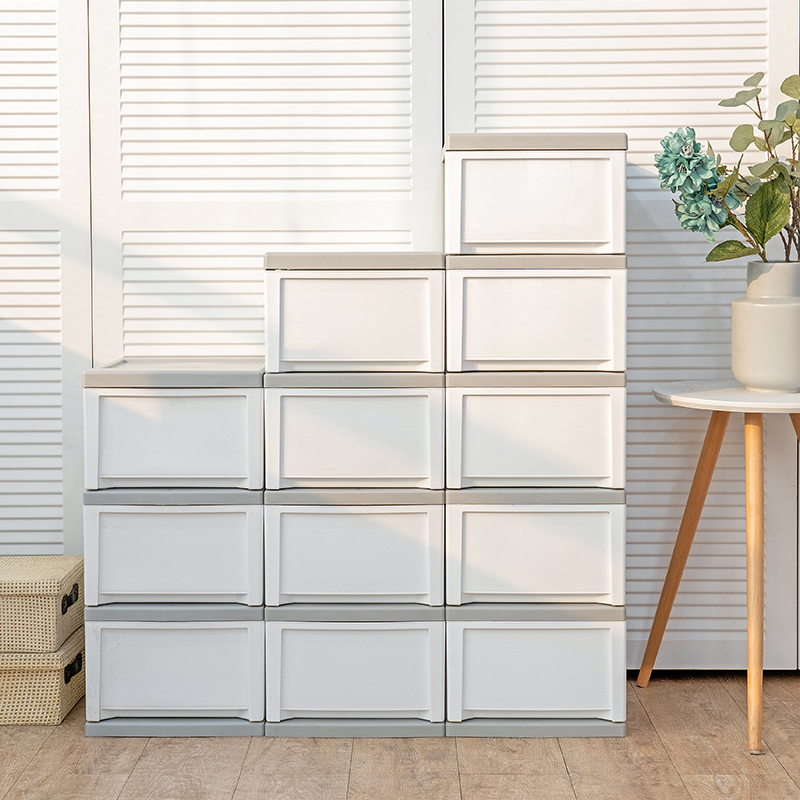 塑料收纳箱抽屉式收纳柜家用整理零食玩具置物储物柜收纳盒