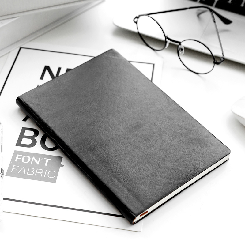 广博(GuangBo) GBP25668 皮面记事本 A5 96张 1本装 黑 单位:本