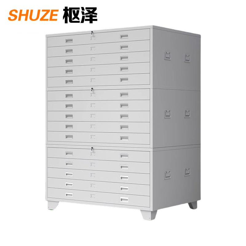 枢泽 底图柜 铁皮柜 0号十五抽1300*930*1750mm 台高清大图