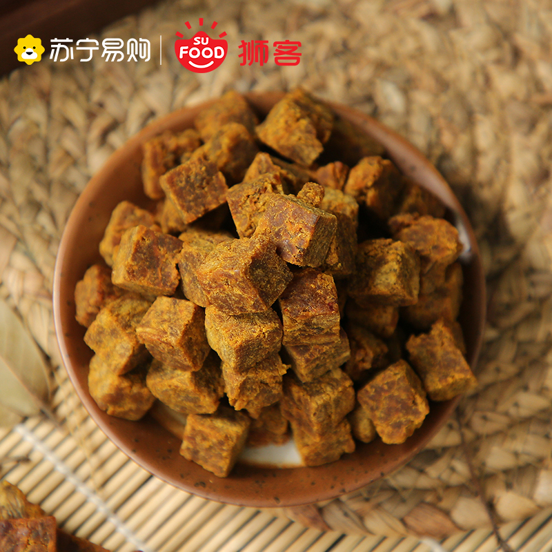 狮客[苏宁自主品牌]牛肉粒(沙嗲味)120g