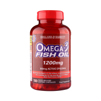 英国HB荷柏瑞深海鱼油软胶囊1200mg*100粒加班 血脂 缓解视疲劳新鲜效期