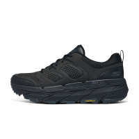 Skechers 休闲舒适 减震耐磨 低帮 跑步鞋 男款 黑色 220589C-BBK