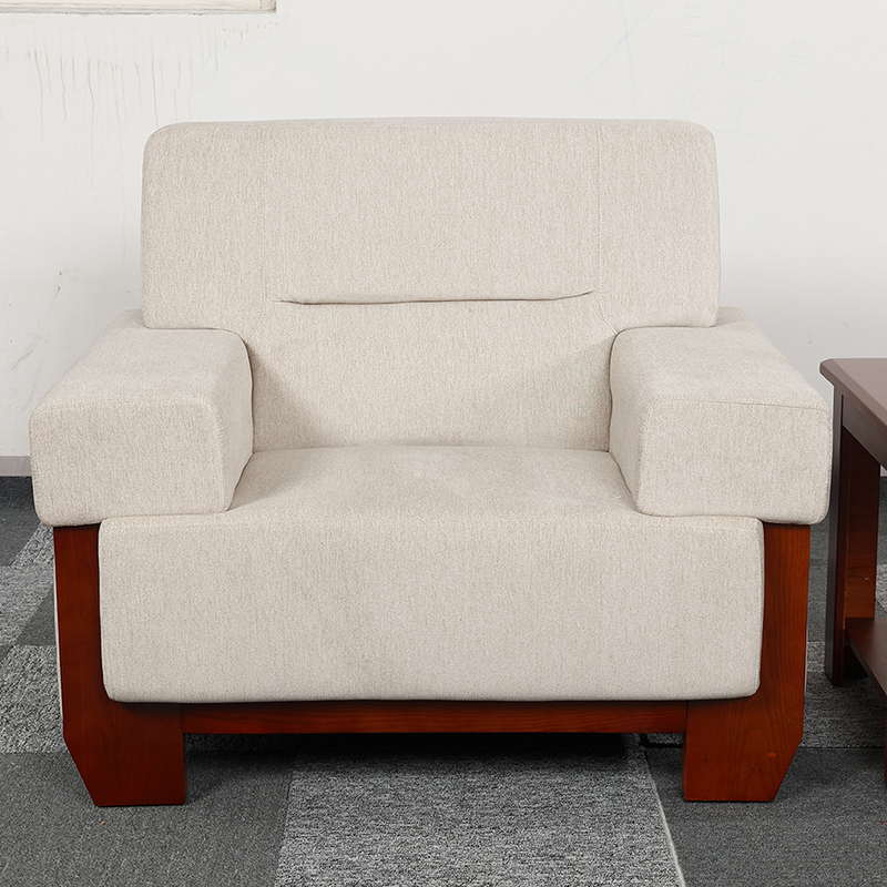 鑫办公简约现代布艺会议沙发办公沙发茶几组合简约现代商务会客区单人