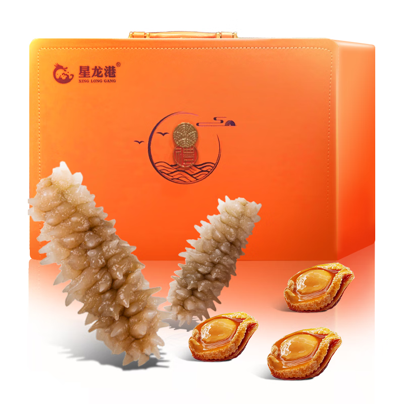 星龙港淡干参情拥鲍礼盒220g/盒