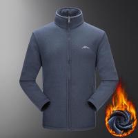 迪鲁奥（DILUAO)抓绒衣女双面绒珊瑚绒卫衣加厚羔绒妈妈装保暖上衣毛绒绒外套女_49 XL 深灰色-男