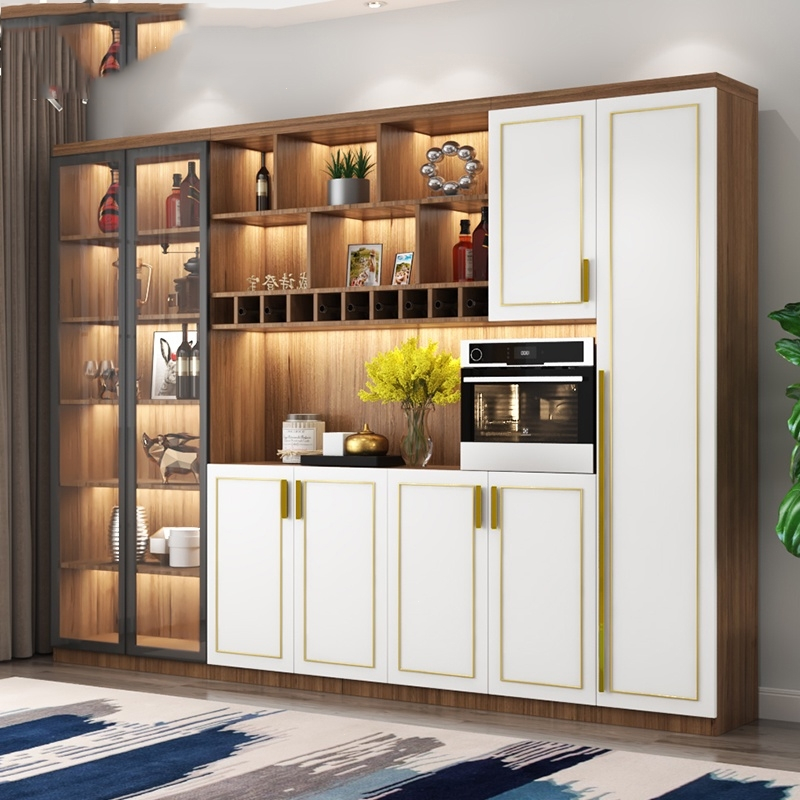 轻奢大酒柜阿斯卡利(ascari)靠墙现代简约餐边柜一体家用酒水柜客厅