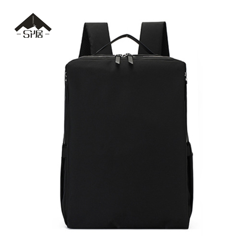 三人居 大容量通勤双肩包 SRJYY79 个高清大图