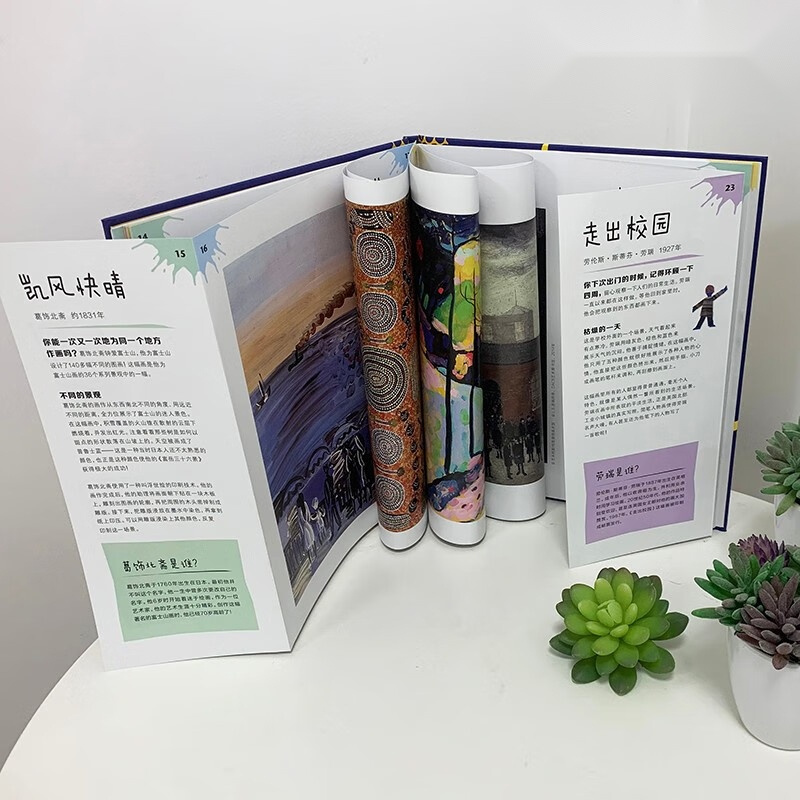 走进艺术系列 人物 [正版]走进艺术全套4册 我的第一套艺术启蒙系列 世界名画美术作品科普大百科儿童绘本 给孩子的全球艺
