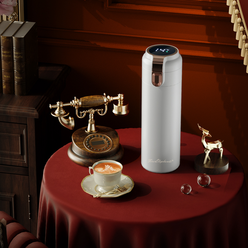 火象名爵智能保温杯400ml(黑色)/个高清大图