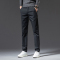 金盾(KIN DON)黑色休闲裤男修身潮牌小脚裤子男士秋冬休闲裤男冬季厚款新款百搭长裤