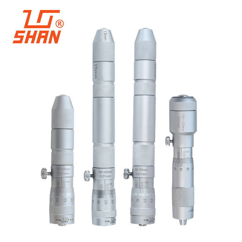 桂量 接管式内径千分尺 50-100/250/600/100-1000 测量内圆径测微器