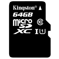 金士顿（Kingston）64GB TF(Micro SD) 存储卡 U1 C10 高速升级版 连续拍摄更流畅