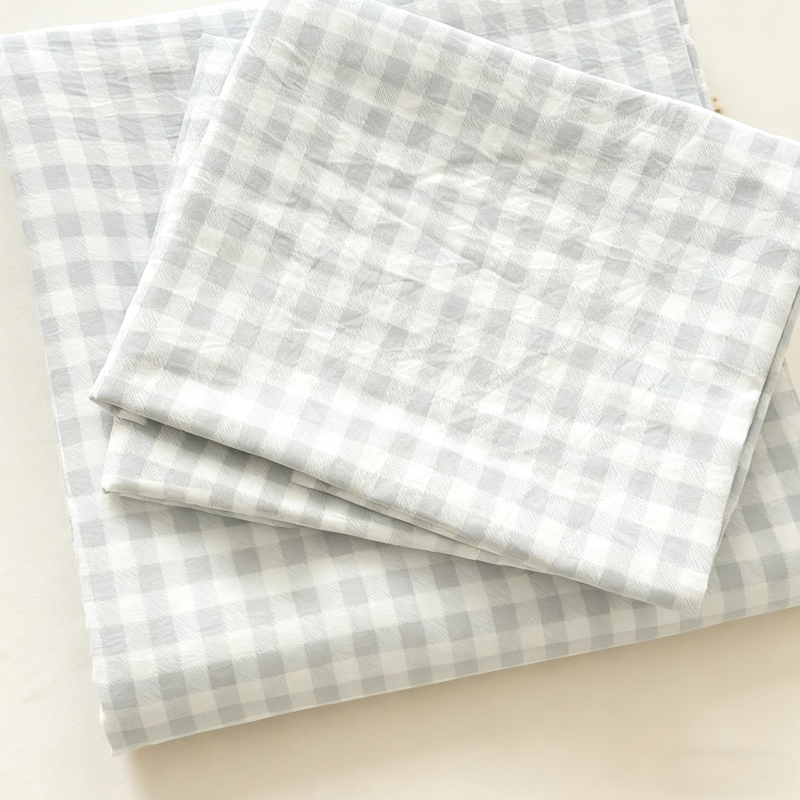 江小果 简约双人床单 200*230cm 条高清大图