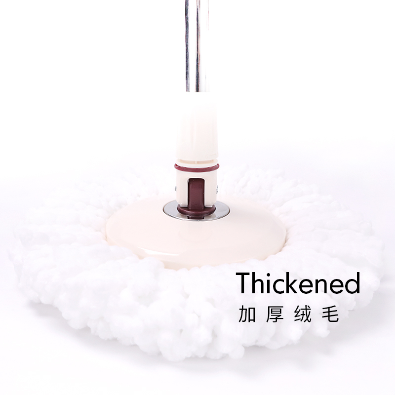 好媳妇（okaywife） 拖把桶旋转 双驱自动桶 家用墩布桶 不锈钢好神拖 2个拖头 自由行神拖AGW-4490